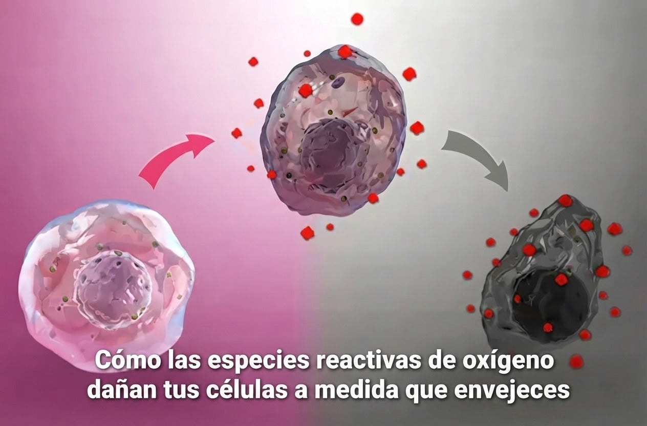 How Reactive Oxygen Species damage your cells as you age